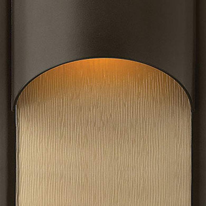 Image 3 Hinkley Cascade 18" High Bronze Modern Outdoor Wall Light more views
