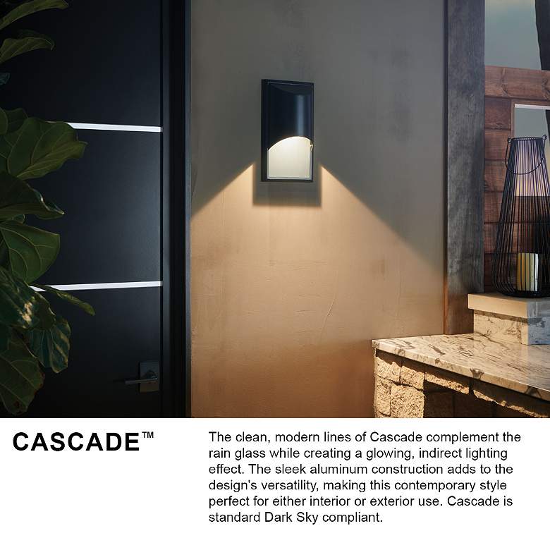 Image 6 Hinkley Cascade 18" High Bronze Modern Outdoor Wall Light more views