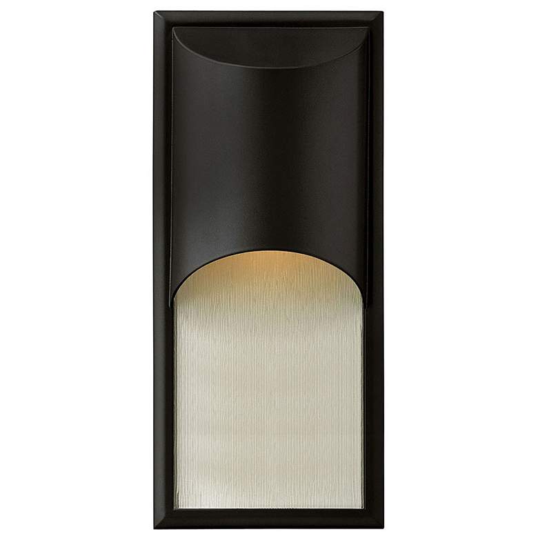 Image 1 Hinkley Cascade 18 inch High Satin Black Modern Outdoor Wall Light