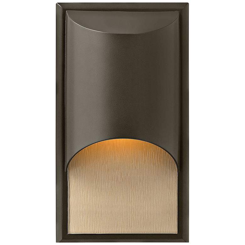Image 1 Hinkley Cascade Bronze 14 1/2 inchH LED Outdoor Wall Light