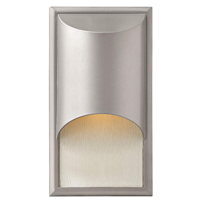 Image 1 Hinkley Cascade Titanium 14 1/2" High Outdoor Wall Light