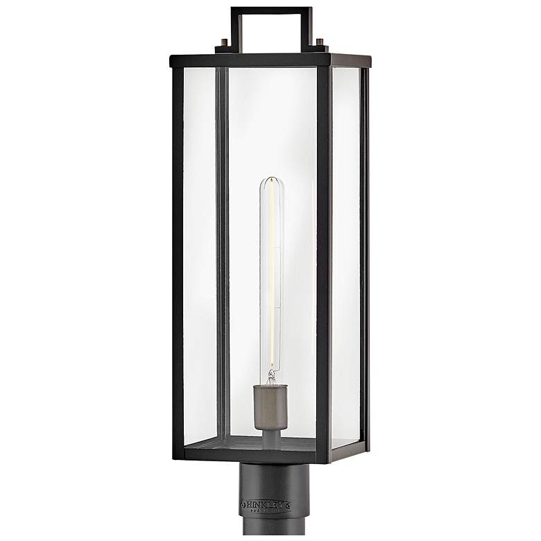 Image 2 Hinkley Catalina 23 1/2" High Black Outdoor Post Light more views