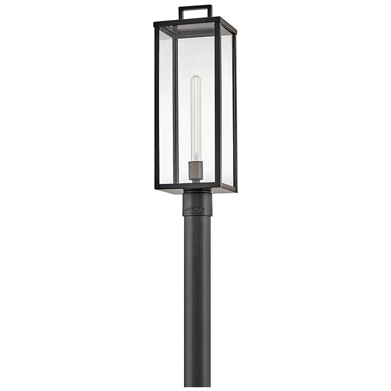 Image 7 Hinkley Catalina 23 1/2" High Black Outdoor Post Light more views
