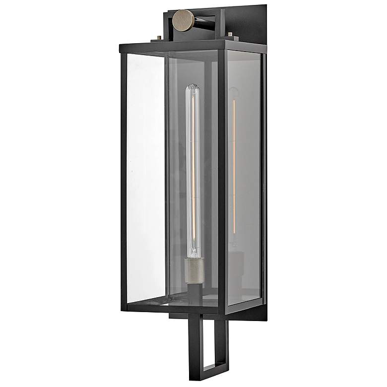 Image 1 Hinkley Catalina 30" High Black Outdoor Wall Light