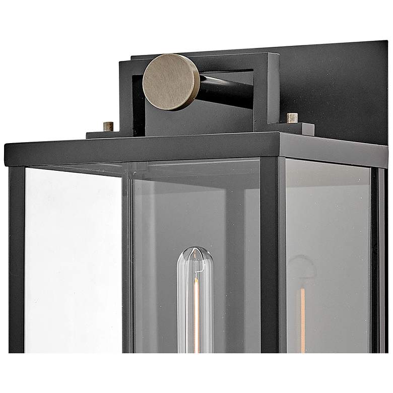 Image 4 Hinkley Catalina 30" High Black Outdoor Wall Light more views