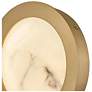 4_Hinkley Cava 7 1/4" High Lacquered Brass LED Wall Sconce more views