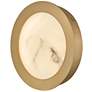 6_Hinkley Cava 7 1/4" High Lacquered Brass LED Wall Sconce more views