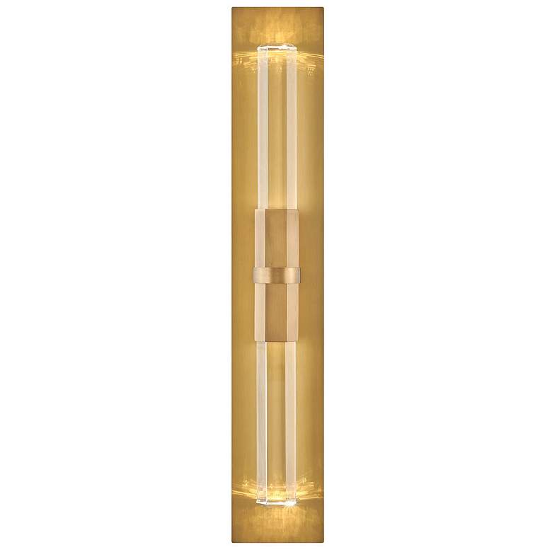 Image 1 Hinkley Cecily 23 1/4 inch High Heritage Brass LED Wall Sconce