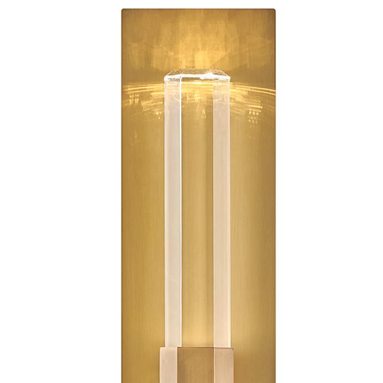 Image 2 Hinkley Cecily 23 1/4" High Heritage Brass LED Wall Sconce more views