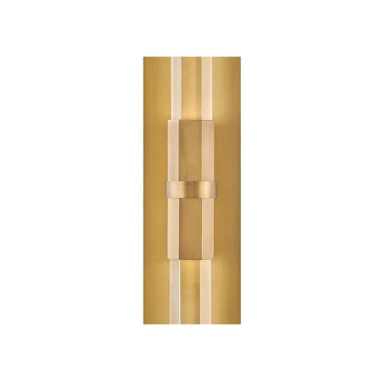 Image 2 Hinkley Cecily 23 1/4 inch High Heritage Brass LED Wall Sconce more views