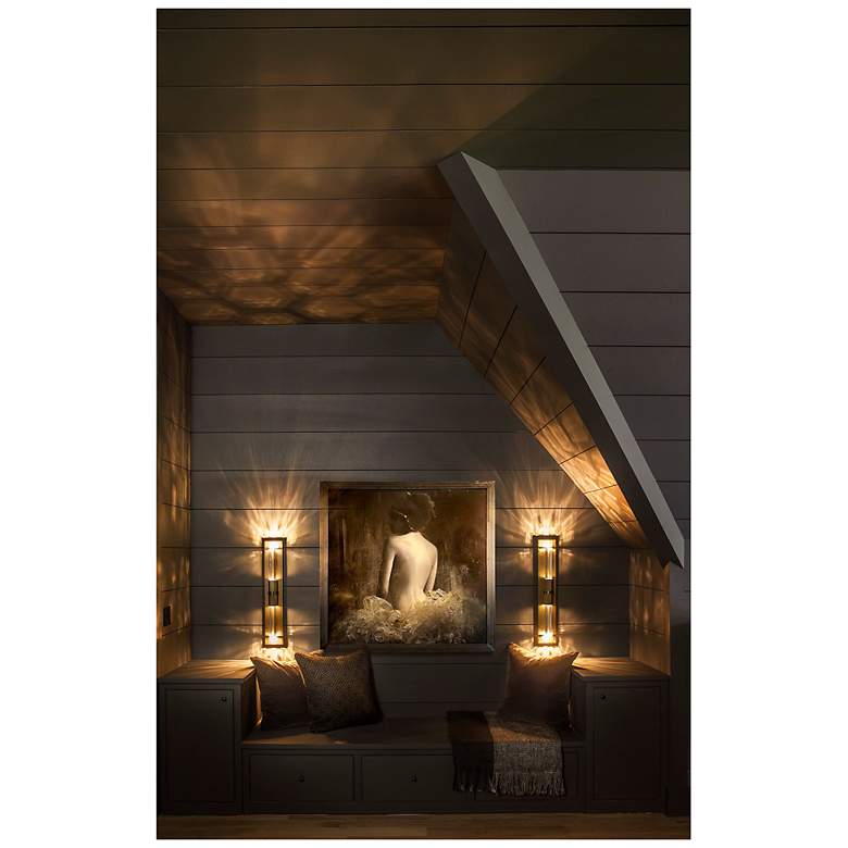 Image 7 Hinkley Cecily 23 1/4" High Heritage Brass LED Wall Sconce more views