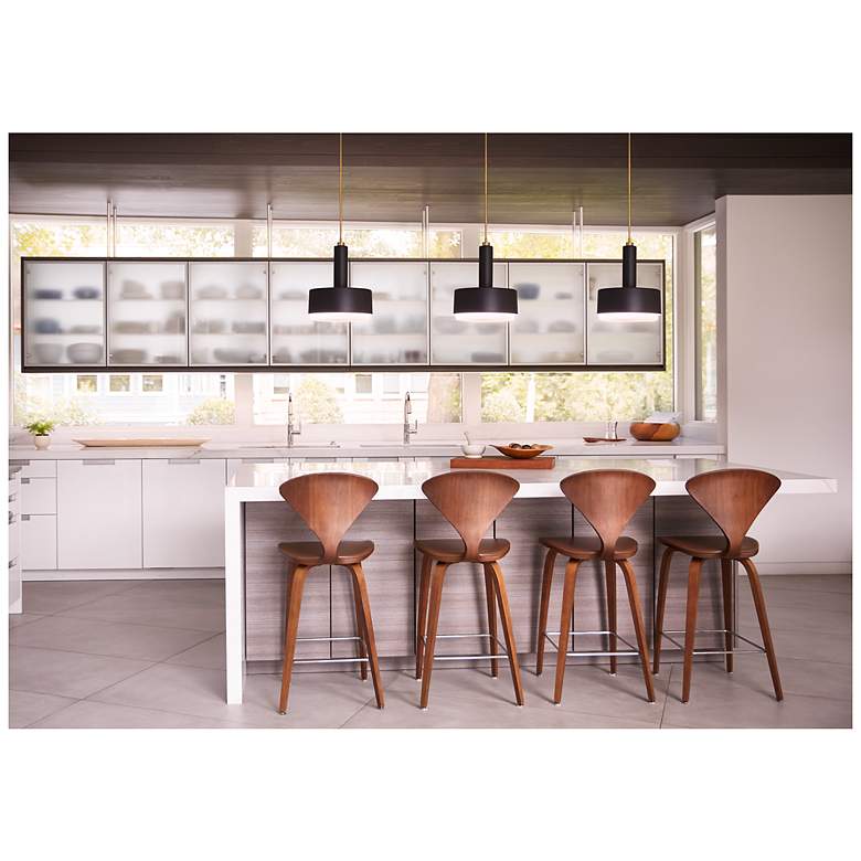 Image 2 Hinkley Cedric 13" Wide Black Pendant Light more views