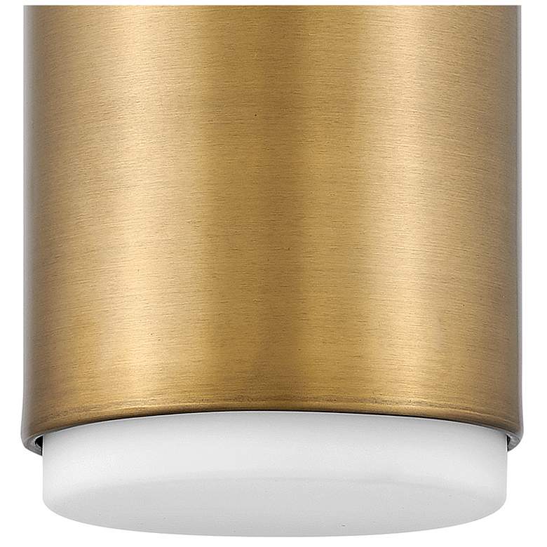 Image 3 Hinkley Cedric 5 1/4" Wide Lacquered Brass LED Ceiling Light more views