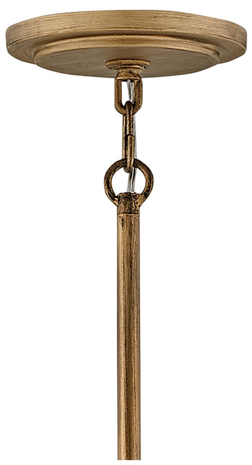 Image 5 Hinkley Centric 28" Wide Burnished Gold 6-Light Orb Pendant more views