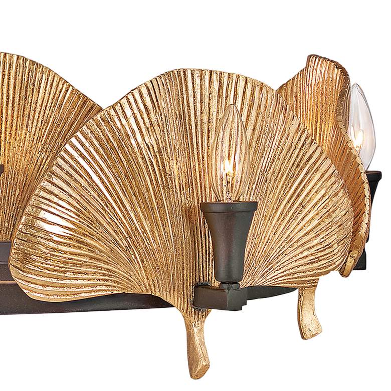 Image 3 Hinkley Cera 28"W Museum Bronze and Gold 10-Light Chandelier more views