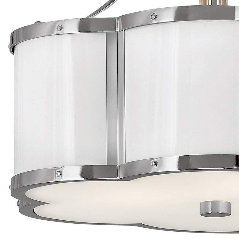 Image 7 Hinkley Chance 14 1/4" Wide Polished Nickel Ceiling Light more views