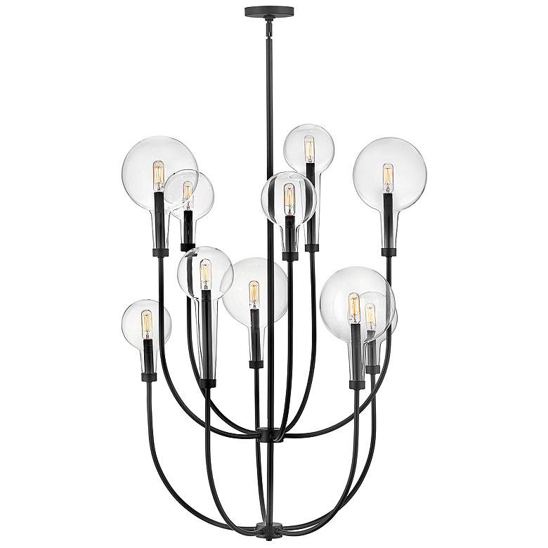Image 1 HINKLEY CHANDELIER ALCHEMY Medium Multi Tier Chandelier Black