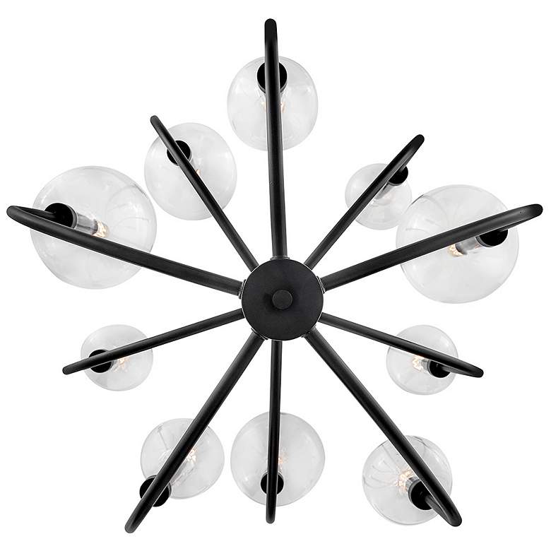 Image 6 HINKLEY CHANDELIER ALCHEMY Medium Multi Tier Chandelier Black more views