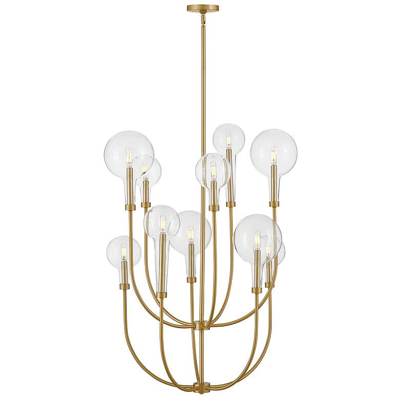 Image 1 HINKLEY CHANDELIER ALCHEMY Medium Multi Tier Chandelier Lacquered Brass