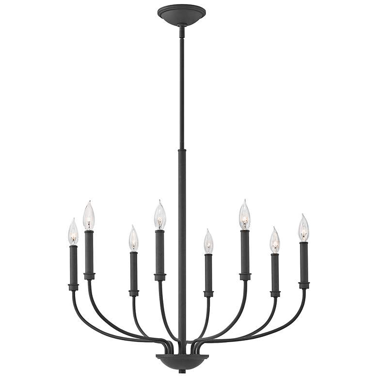 Image 6 Hinkley Chandelier Alister Medium Single Tier Chandelier 28" Buckeye B more views