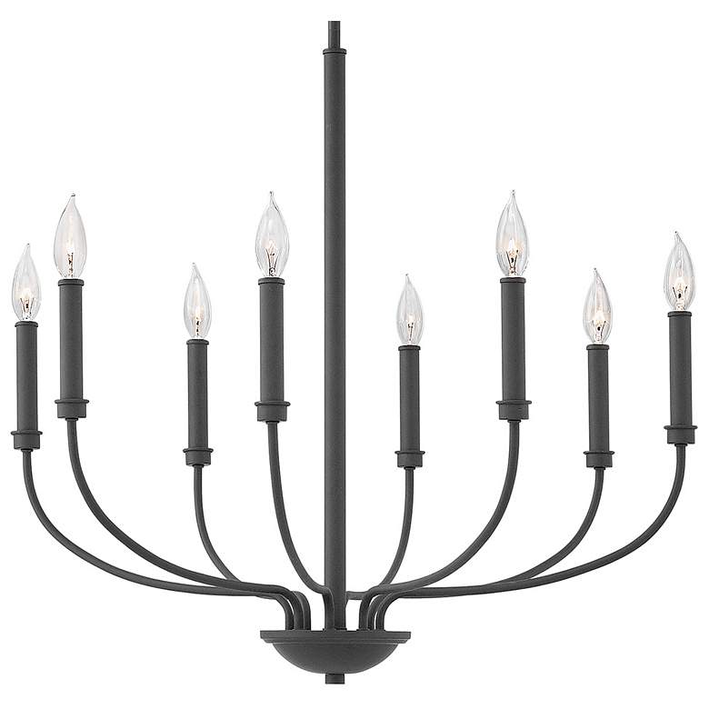 Image 7 Hinkley Chandelier Alister Medium Single Tier Chandelier 28" Buckeye B more views