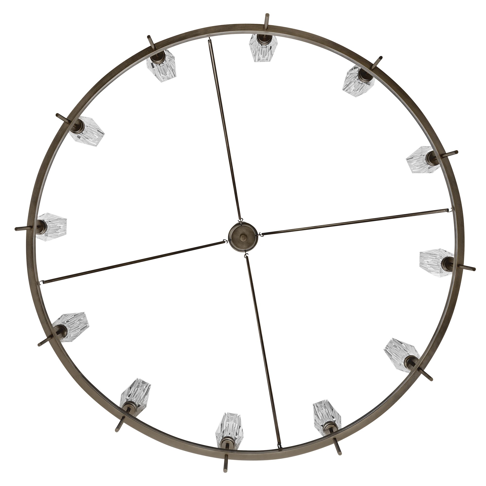 Image 6 Hinkley Chandelier Ana Extra Large Single Tier 58" Black Oxide more views