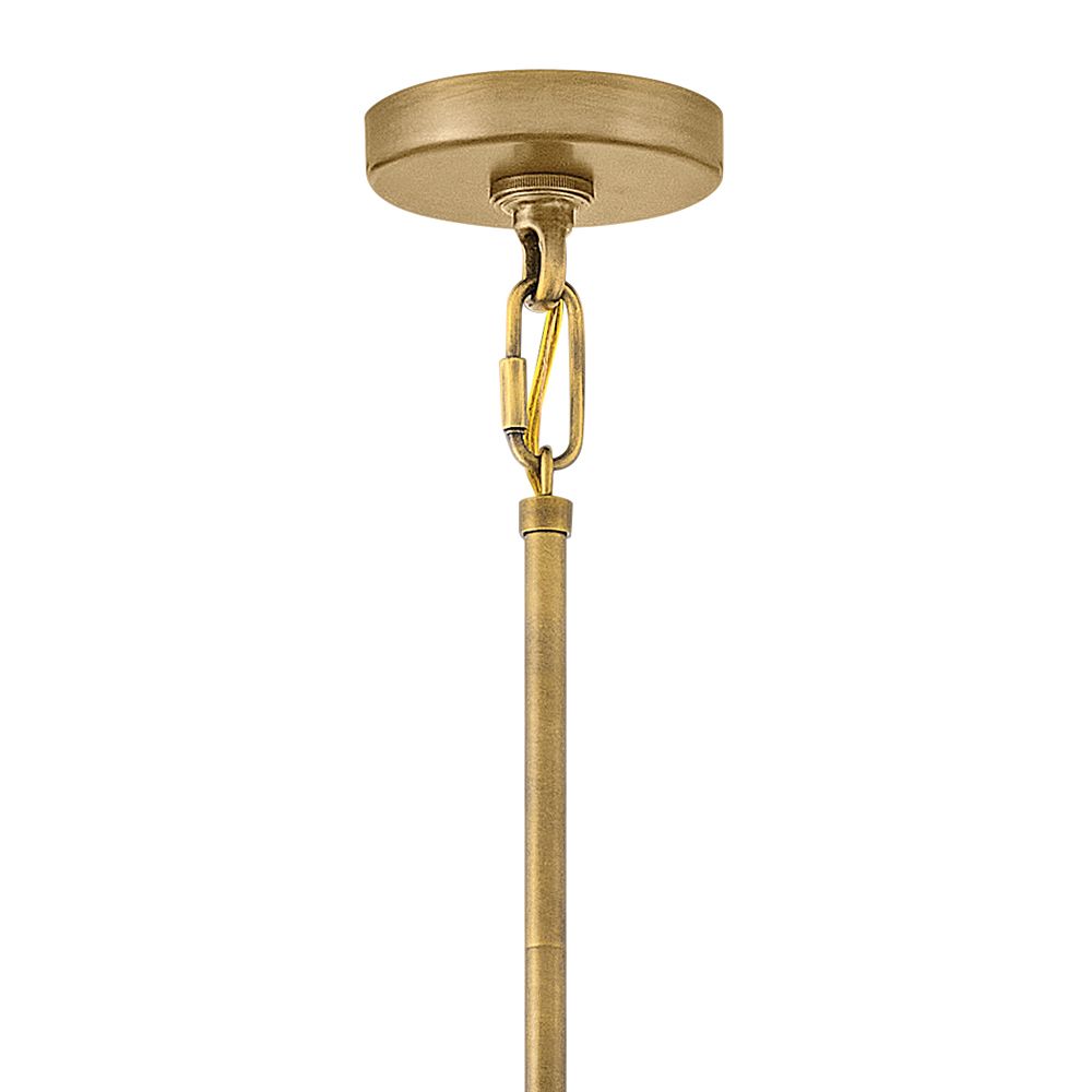 Hinkley Chandelier Ana Extra Large Single Tier 58" Heritage Brass