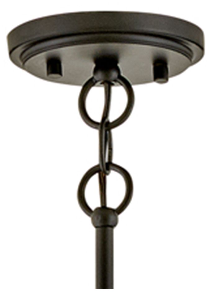 Image 7 Hinkley Chandelier Clarke Large Drum Pendant 16" Black more views