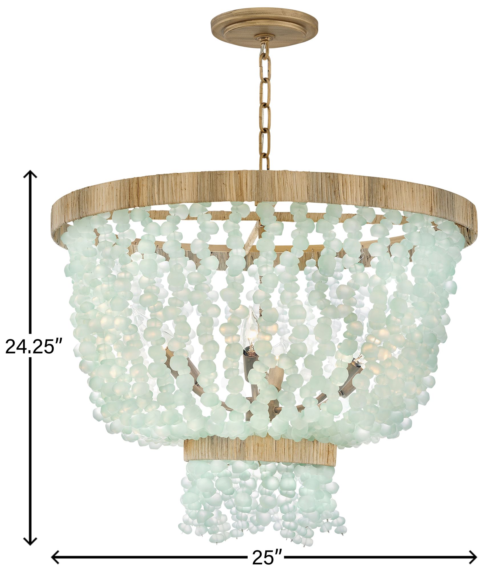 Hinkley - Chandelier Dune Pendant- Burnished Gold