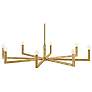 4_HINKLEY CHANDELIER EZRA Large Single Tier Chandelier Heritage Brass more views