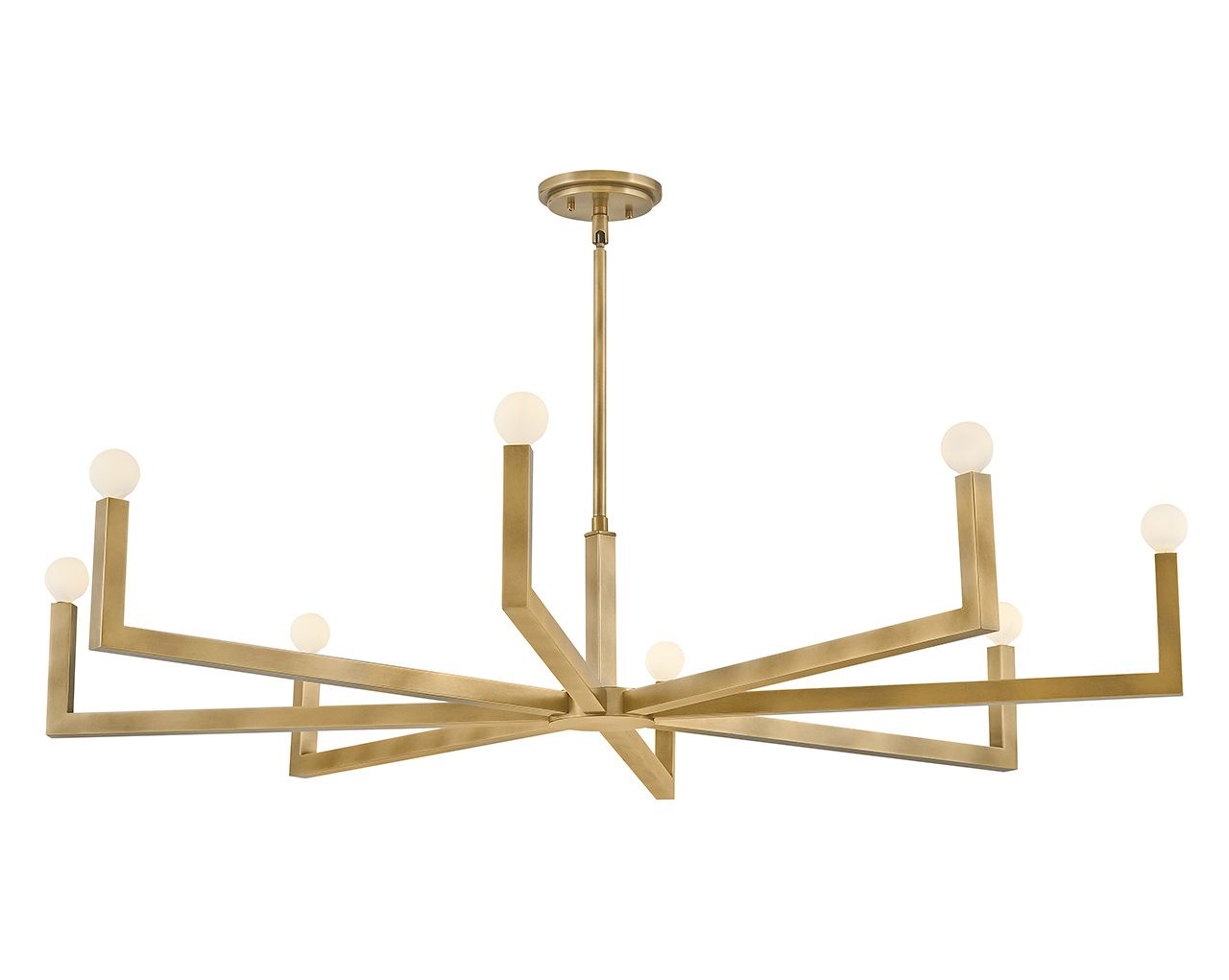 HINKLEY CHANDELIER EZRA Large Single Tier Chandelier Heritage Brass