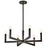 Thumbnail2 of Hinkley Chandelier Ezra Medium Single Tier Chandelier 27" Black Oxide more views