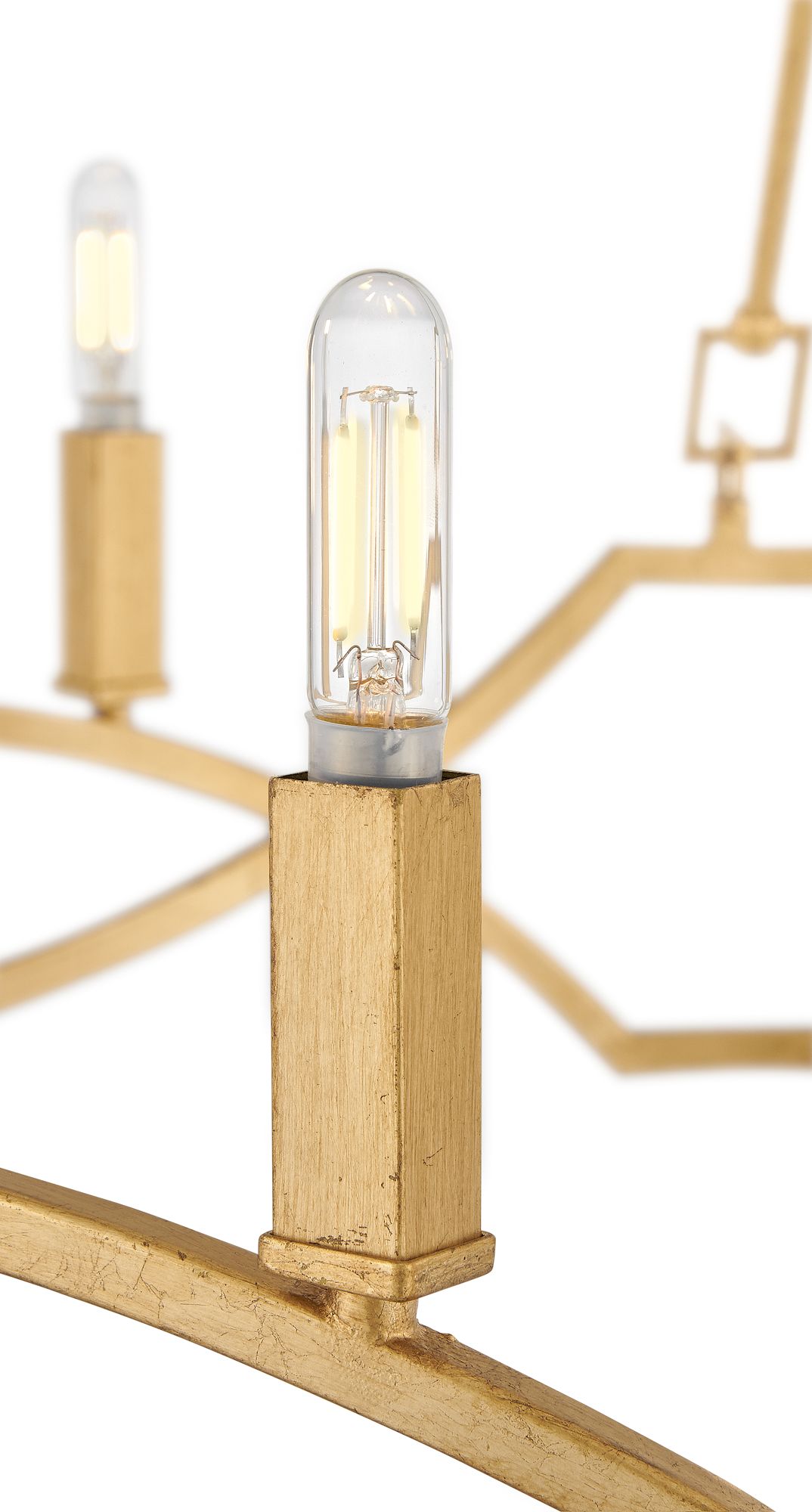 Image 7 Hinkley Chandelier Leona Medium Chandelier 27" Distressed Brass more views