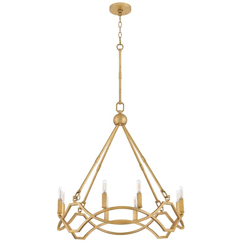 Image 5 Hinkley Chandelier Leona Medium Chandelier Distressed Brass more views