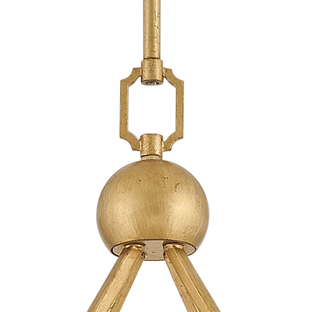 Hinkley Chandelier Leona Medium Chandelier Distressed Brass