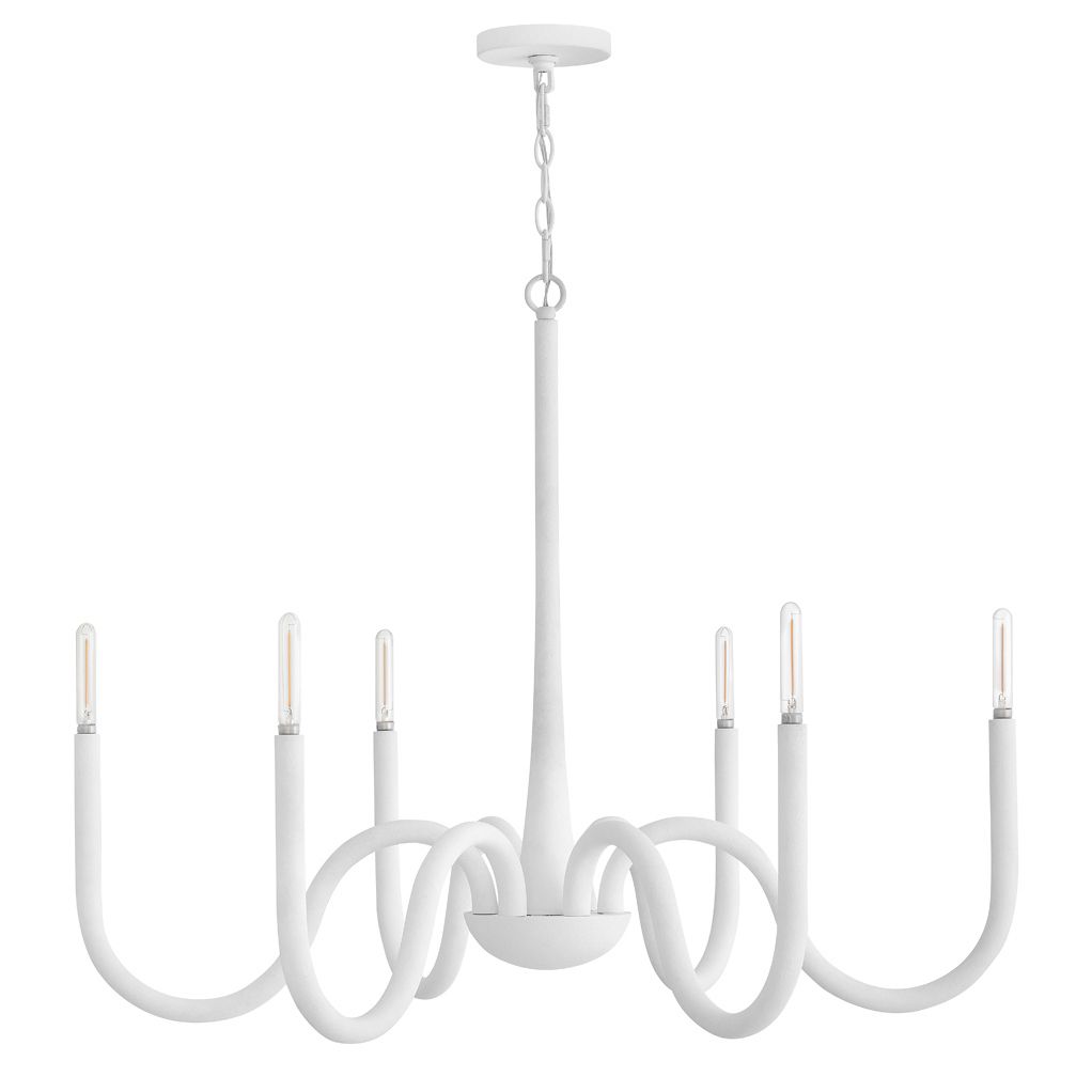 Image 4 Hinkley Chandelier Maris Large Chandelier 36" Textured Plaster more views