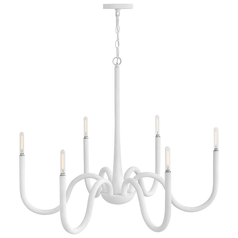 Image 6 Hinkley Chandelier Maris Large Chandelier Textured Plaster more views