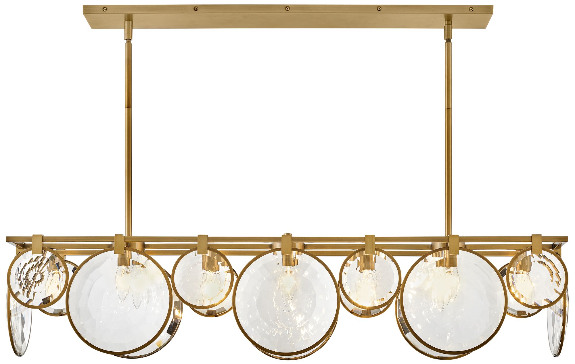 Image 4 Hinkley - Chandelier Nala Eight Light Linear- Heritage Brass more views