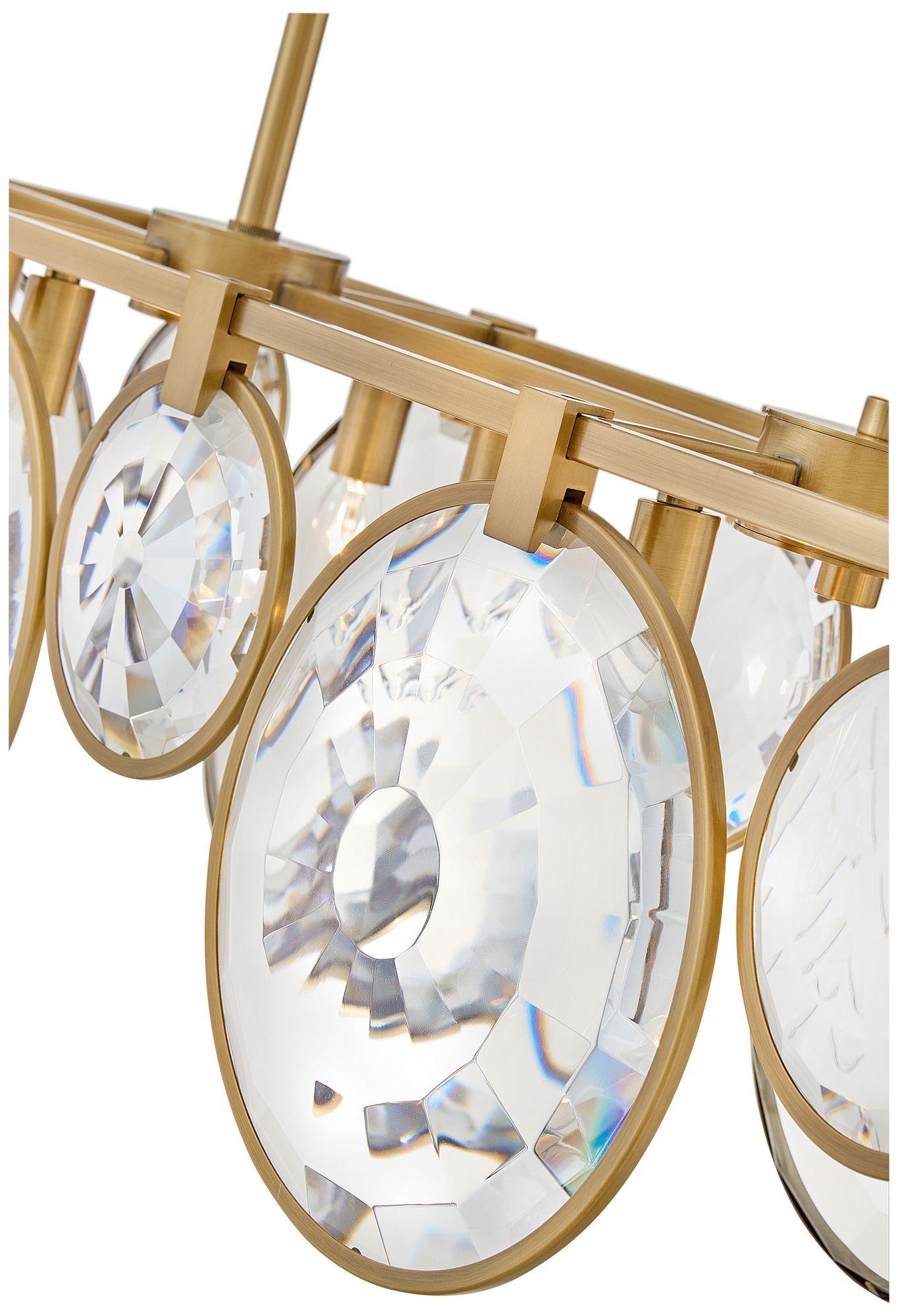 Image 6 Hinkley - Chandelier Nala Eight Light Linear- Heritage Brass more views