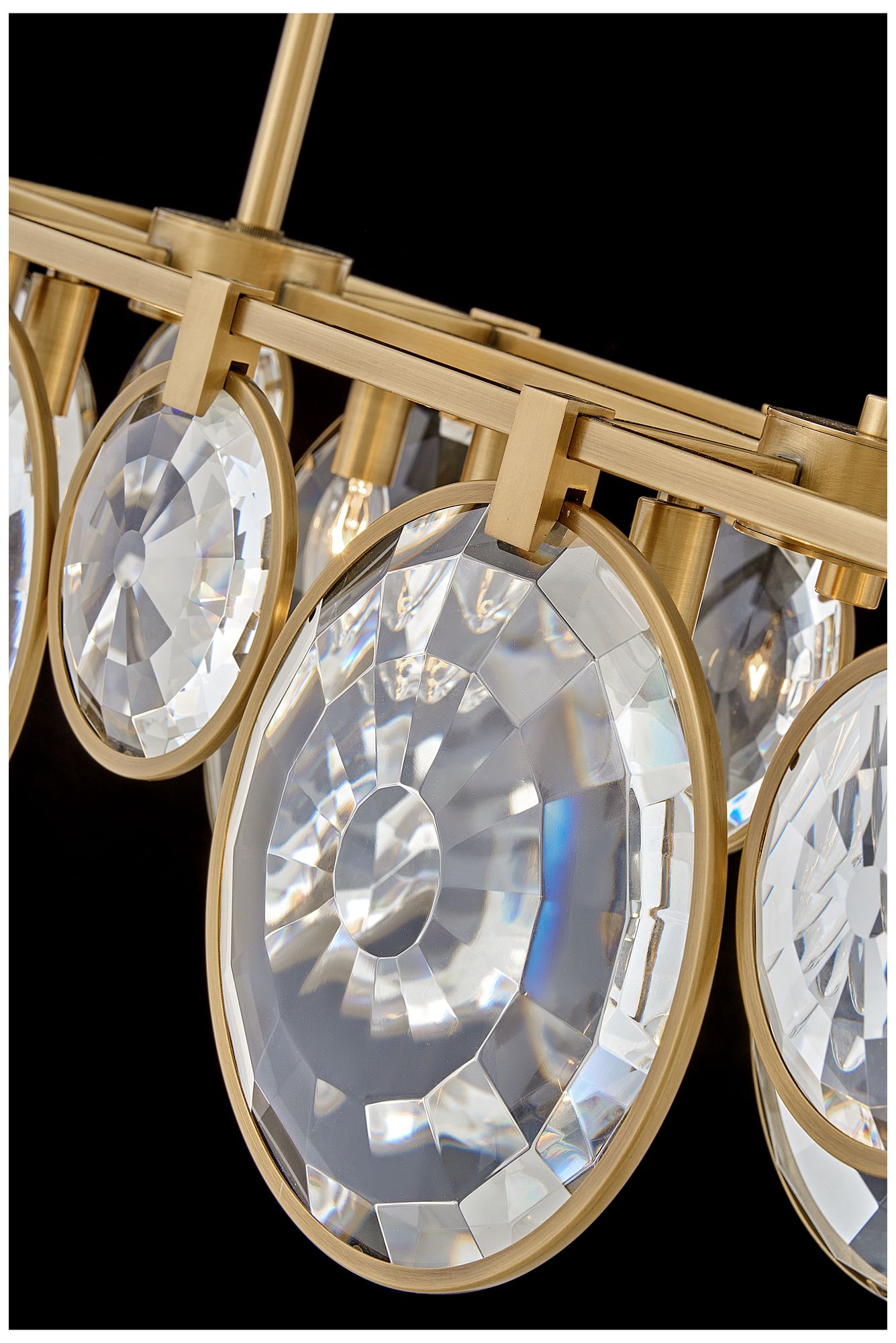 Image 7 Hinkley - Chandelier Nala Eight Light Linear- Heritage Brass more views