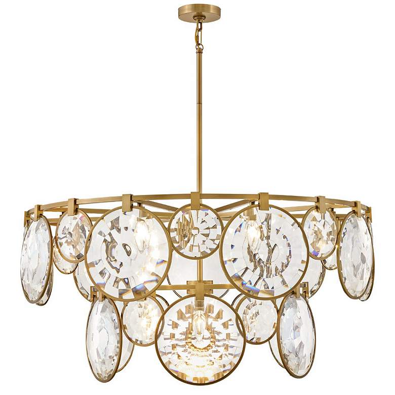 Image 1 Hinkley - Chandelier Nala Extra Large LED Multi Tier- Heritage Brass