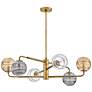 4_Hinkley - Chandelier Oberon Medium Single Tier Pendant- Heritage Brass more views