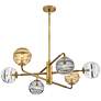 6_Hinkley - Chandelier Oberon Medium Single Tier Pendant- Heritage Brass more views