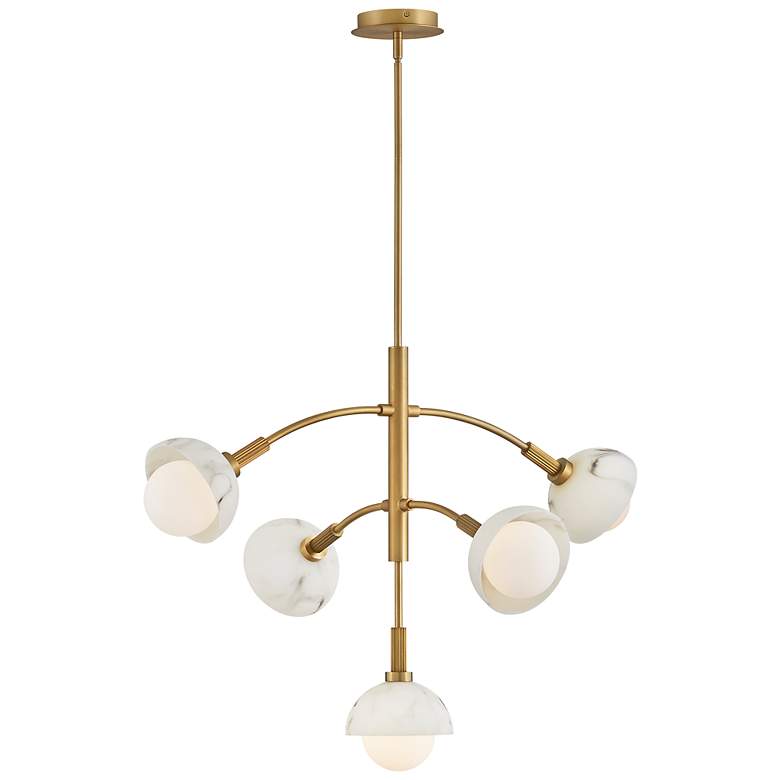 Image 2 Hinkley - Chandelier Phoebe Large Multi Tier- Heritage Brass more views