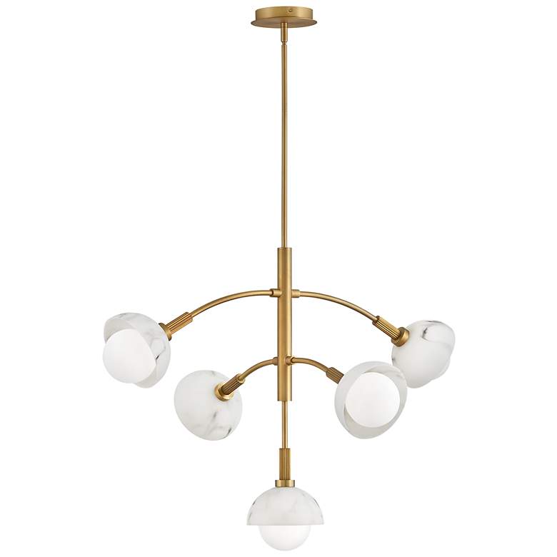 Image 4 Hinkley - Chandelier Phoebe Large Multi Tier- Heritage Brass more views