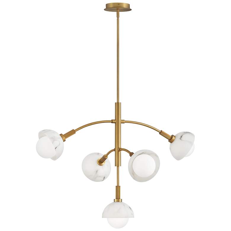 Image 5 Hinkley - Chandelier Phoebe Large Multi Tier- Heritage Brass more views