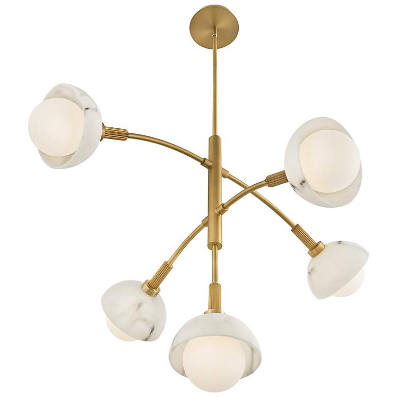 Image 6 Hinkley - Chandelier Phoebe Large Multi Tier- Heritage Brass more views