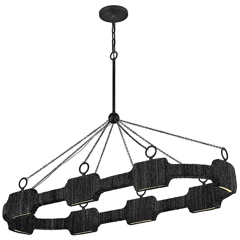 Image 4 HINKLEY CHANDELIER RAFFI Large LED Linear Carbon Black more views