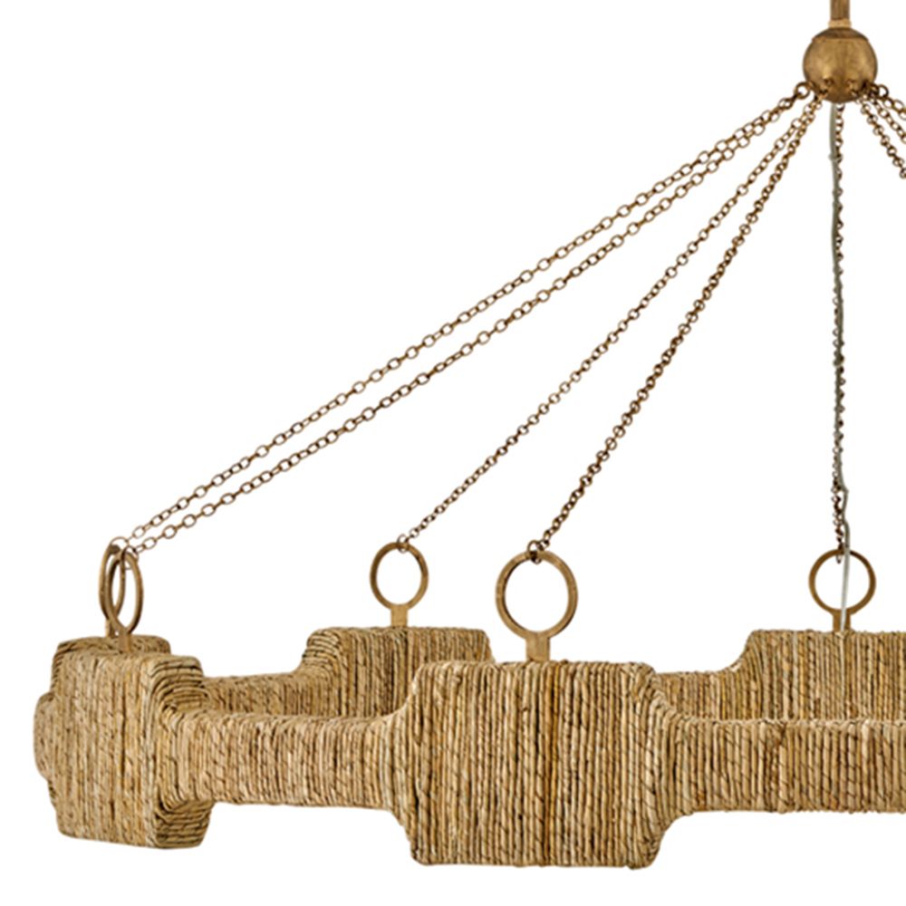 Hinkley Chandelier Raffi Large LED Single Tier 48" Burnished Gold