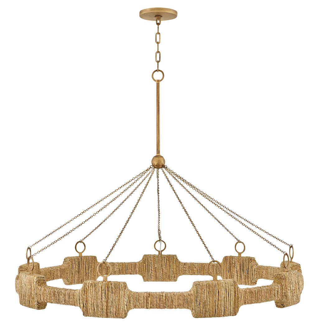 Image 5 Hinkley Chandelier Raffi Large LED Single Tier 48" Burnished Gold more views